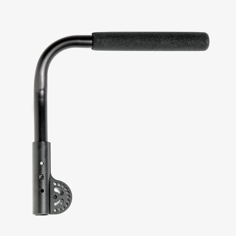 着脱式スイングアウェイ（側方）アルミニウム製チューブラーアームレスト パッド付