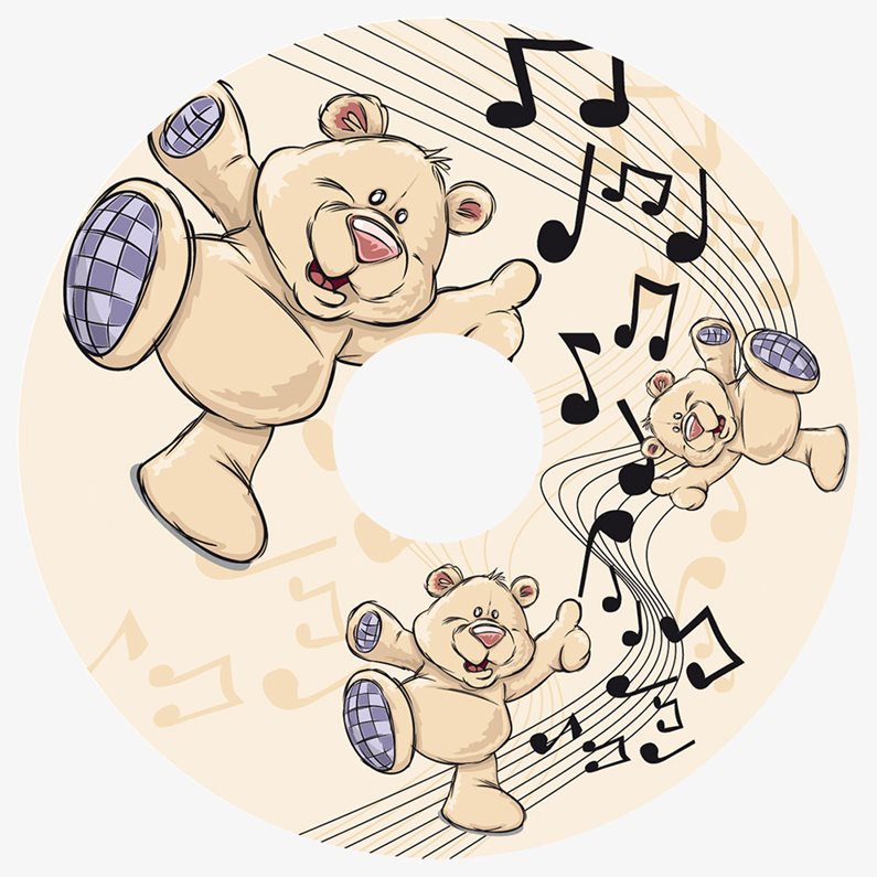 踊るクマさん